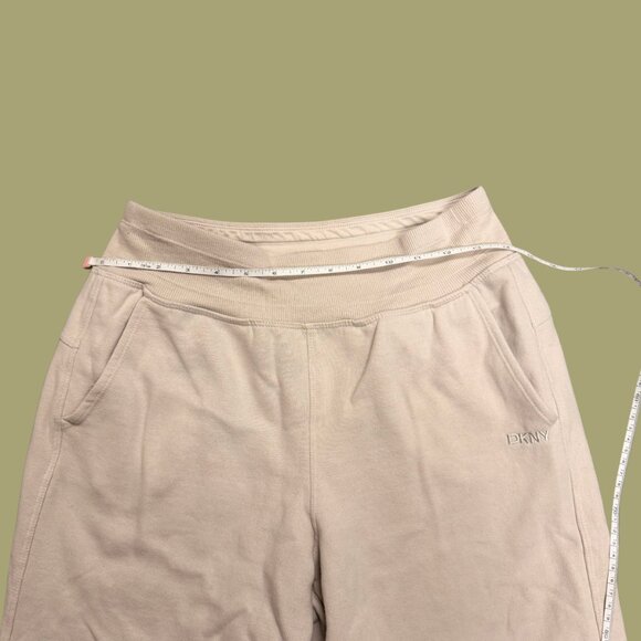 DKNY Sport Beige Wide-Leg Lounge Pants – Soft Cotton Blend, Relaxed Fit Size S - Picture 6 of 10